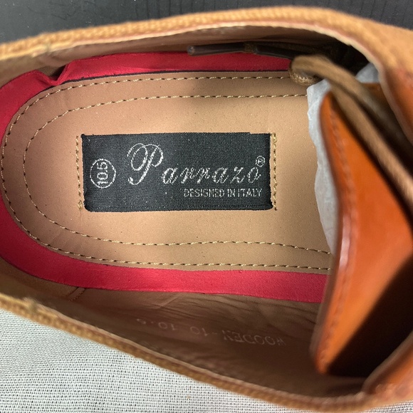 Parrazo Men’s Cognac Wingtips size 10.5 main image 7